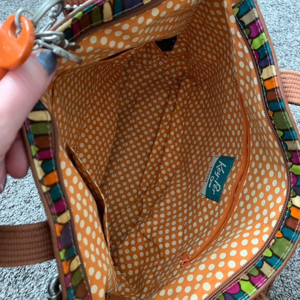 Fossil Key-Per Coated Canvas Tote - image 5